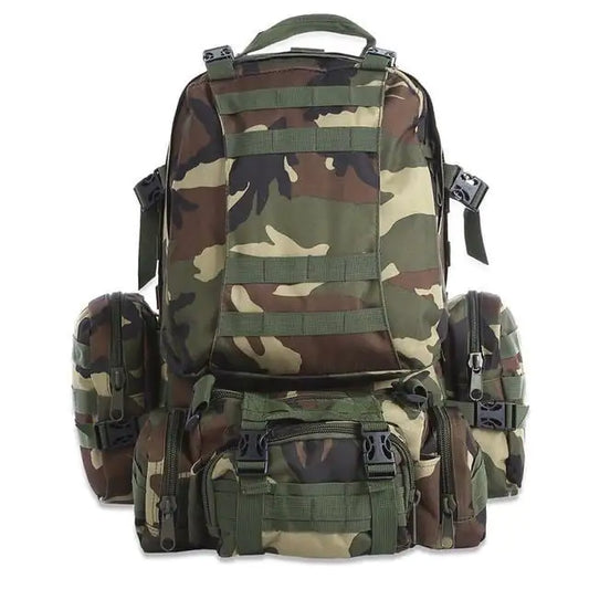 50L Waterproof Tactical Backpack for Camping & Hiking