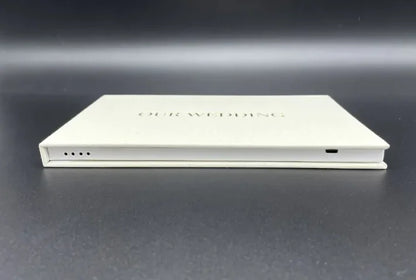 Linen Craft Wedding Video Card