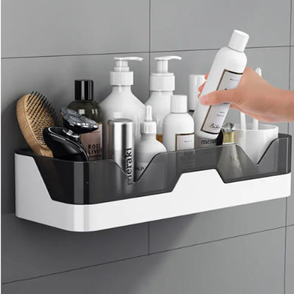 Bathroom Wall-mounted Organizer and Storage Rack Shelves