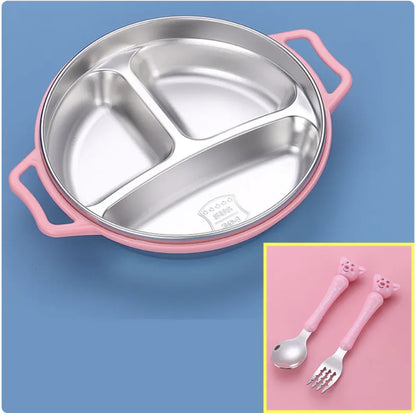 Deep Grid Kids Plate