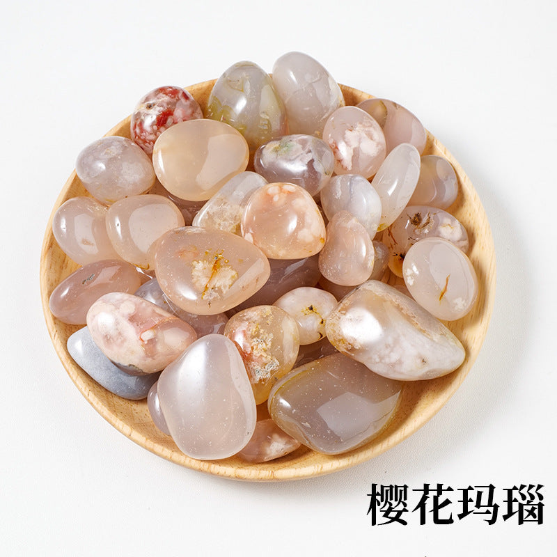 Polished Crystal Stones for Decoration and Aromatherapy
