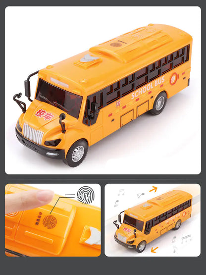 Children's School Bus Toy Model - Large Inertia Vehicle