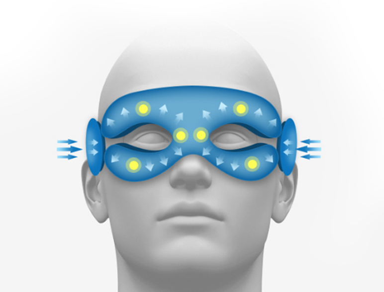 Eye Massager with Steam Heat Compress for Fatigue Relief