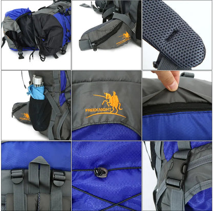 60L Waterproof Outdoor Hiking Backpack for Travel