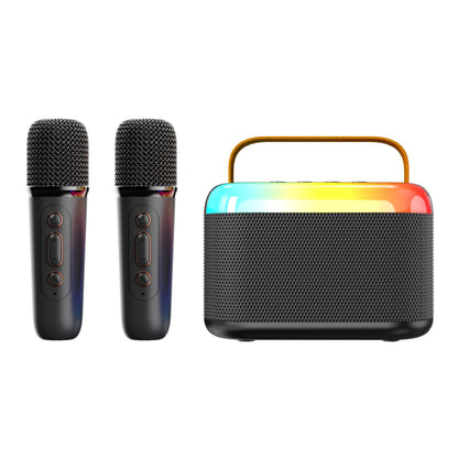 Portable Wireless Bluetooth Karaoke Microphone Speaker Set