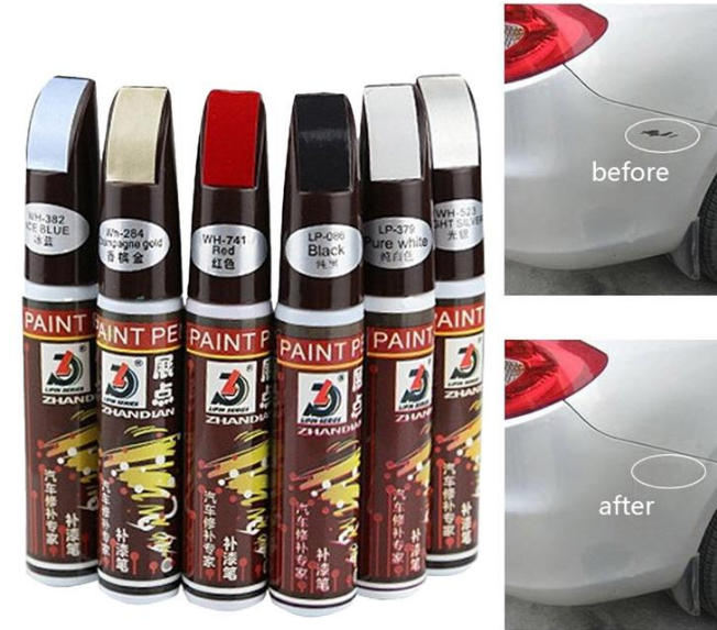 Car Touch-Up Paint Pen for Pearl Black and White