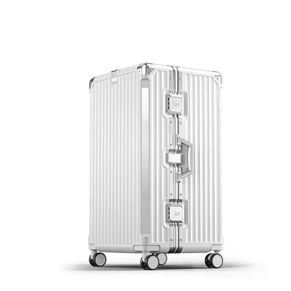 Aluminum Frame Luggage Suitcase, Large Capacity, Stylish