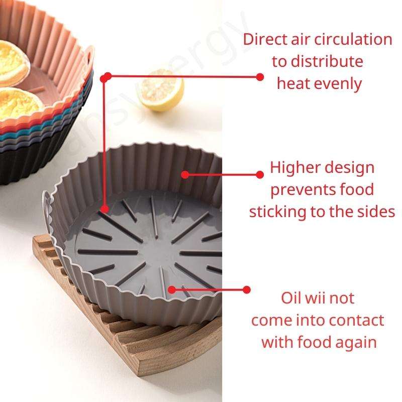 Air Fryer Silicone Baking Mat and Tray