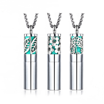 Aromatherapy Essential Oil Necklace with Pendant