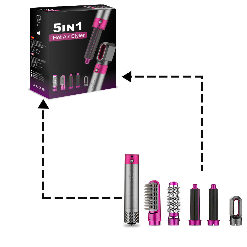 Multifunctional Air Curling Hair Dryer and Straightener
