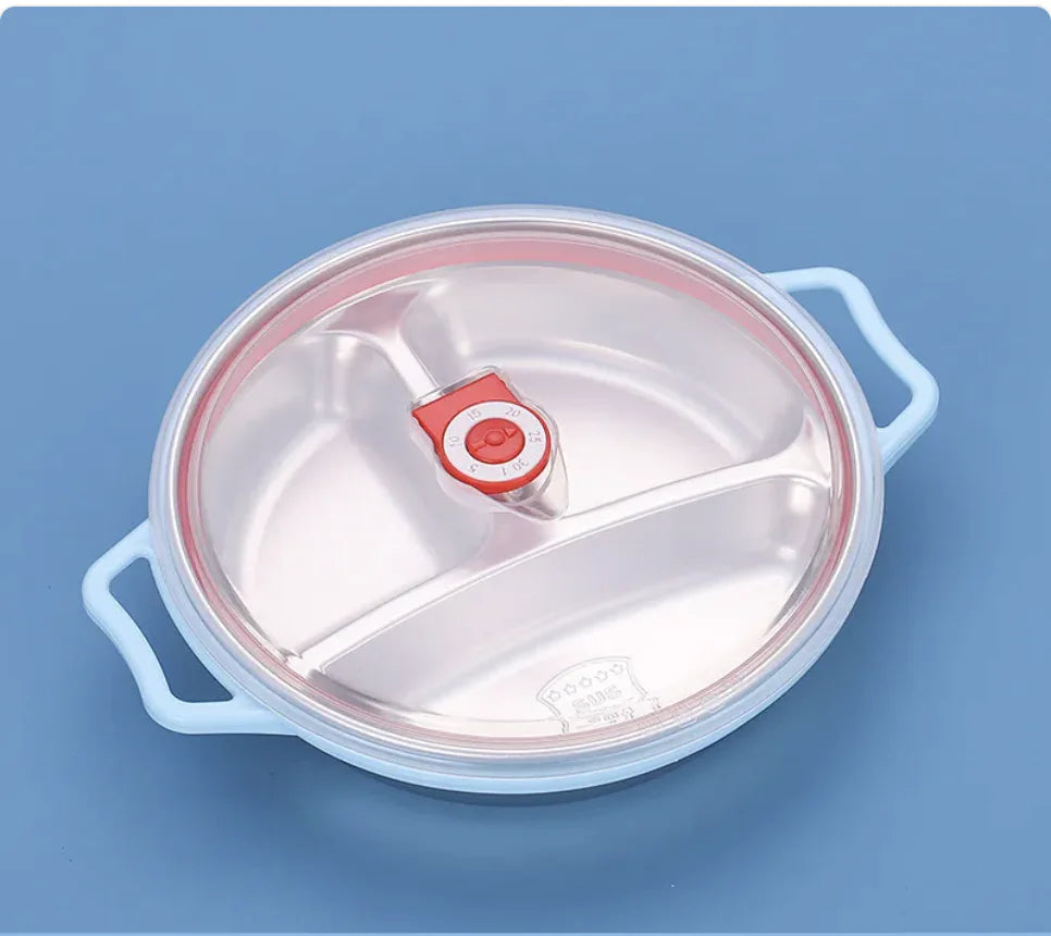 Deep Grid Kids Plate