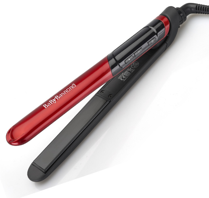 Ceramic Hair Straightener and Curler 2-in-1 Device