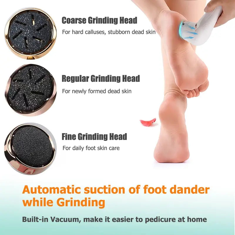 Electric Callus Remover with Vacuum for Feet Care Kit
