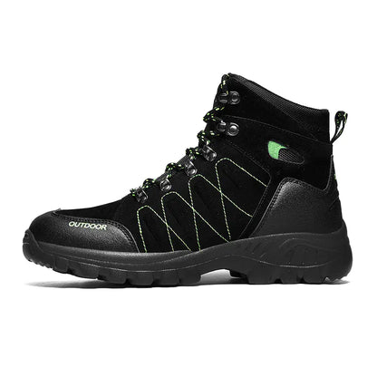 Men's Hiking Shoes - High-Top Sports Footwear