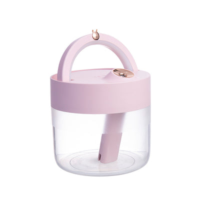 Portable Quiet Air Purifier with Humidifier Lamp