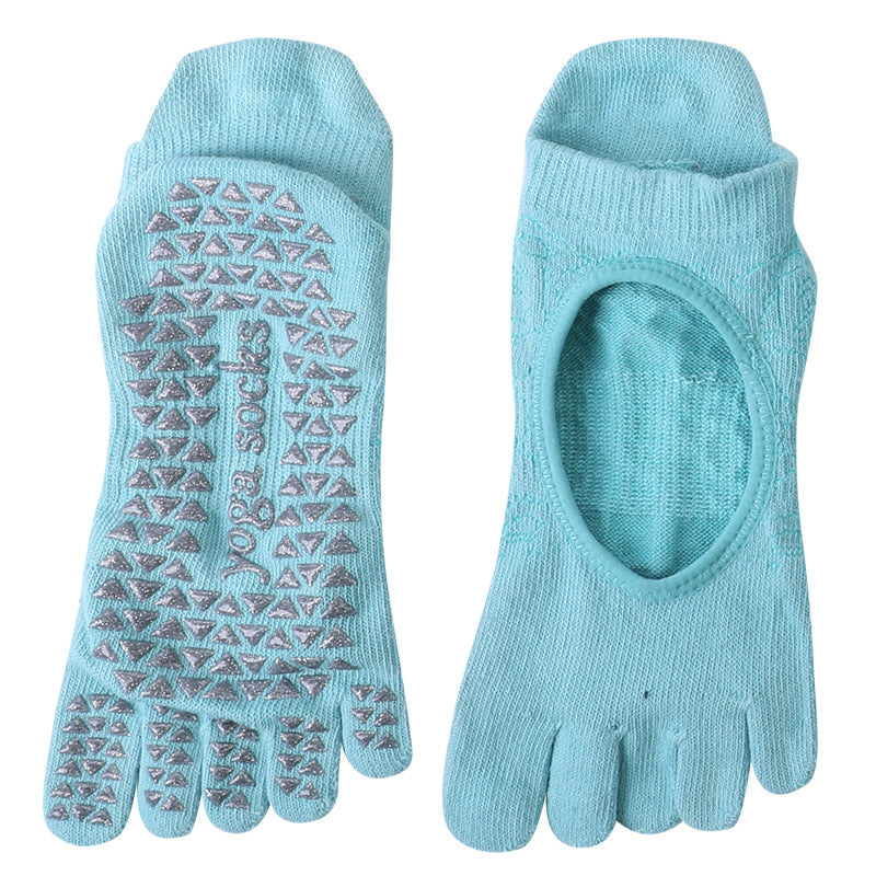 Non-Slip Five Finger Pilates Socks for Ladies