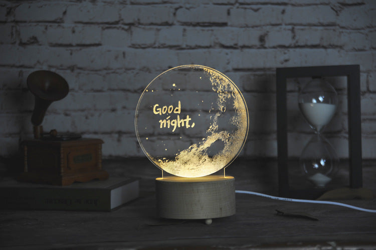 LED Moon Lamp with Bluetooth Speaker