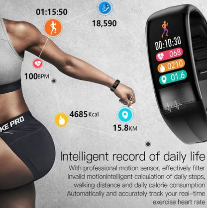 Smart Health Bracelet w/ECG, Heart Rate, and Sleep Monitoring