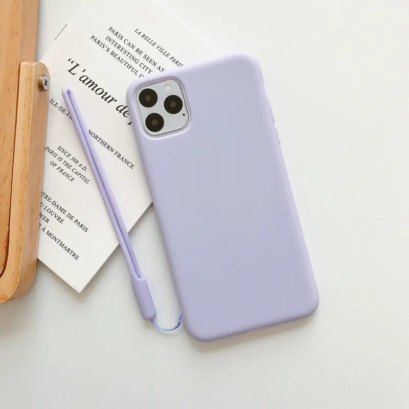 Silicone Phone Case - Solid Color Phone Cover