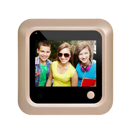Smart Electronic Peephole Video Doorbell with Mirror