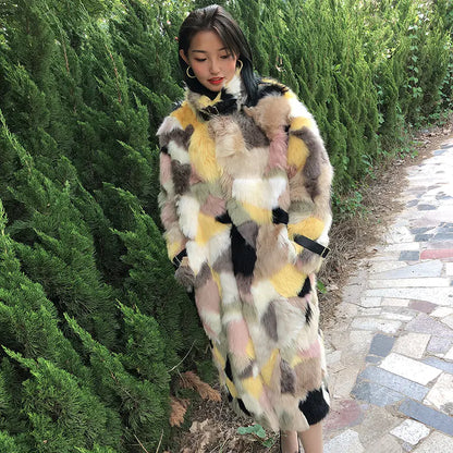 Real Fur Loose Thin Coat