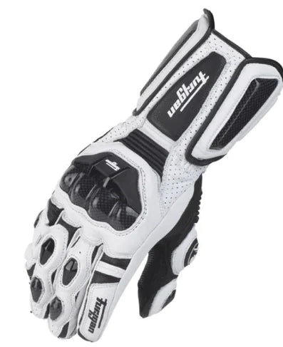 Motorcycle Racing Gloves - Breathable Leather & Carbon Fiber
