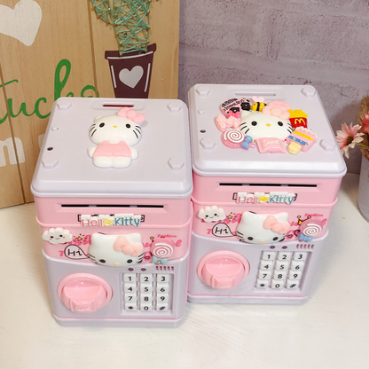 Creative Cartoon Musical Piggy Bank with Password Lock
