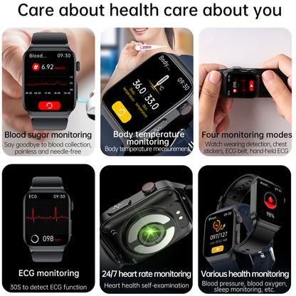 Smart Watch for Non-Invasive Glucose and ECG Monitoring