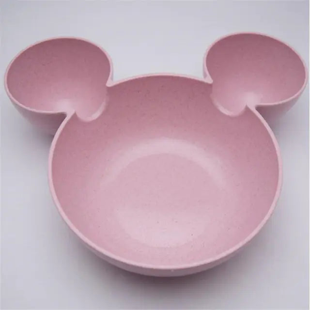 Mickey Mouse Kids' Plastic Lunch Box and Snack Plate
