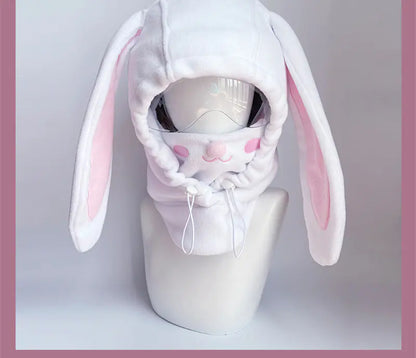 Cute Cartoon Windproof Ski Helmet Hat for Warmth