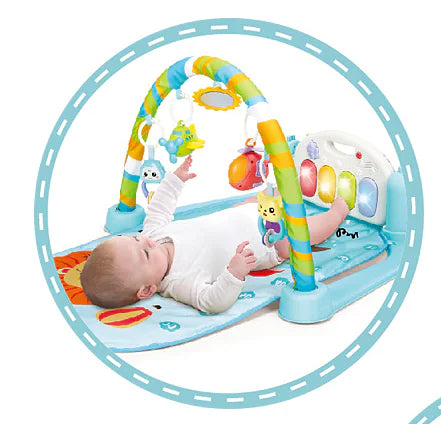 Baby Play Gym with Piano and Activity Mat