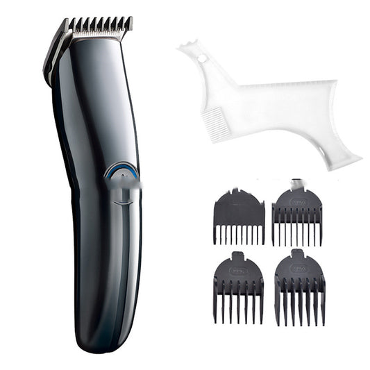 USB Hair Clipper and Beard Styling Kit with Apron