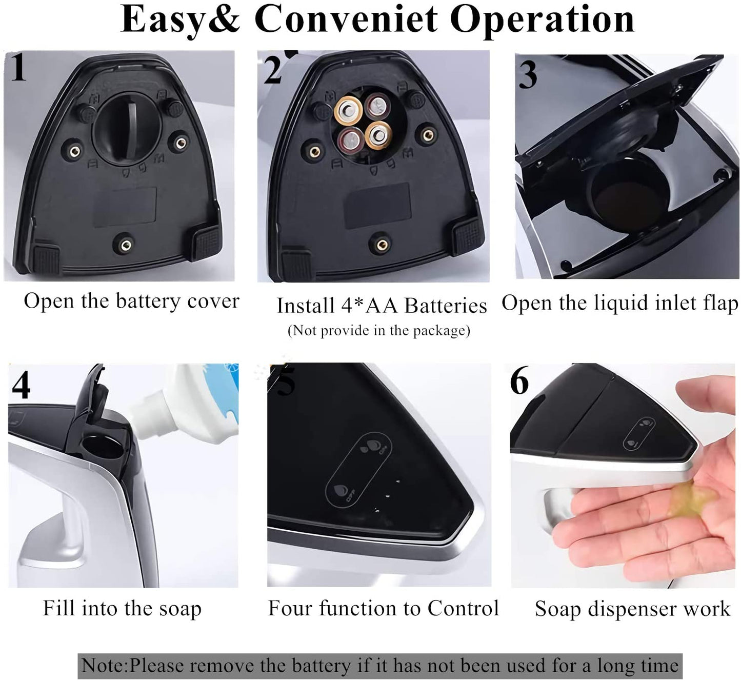 Automatic Foam Soap Dispenser for Kitchen and Bathroom