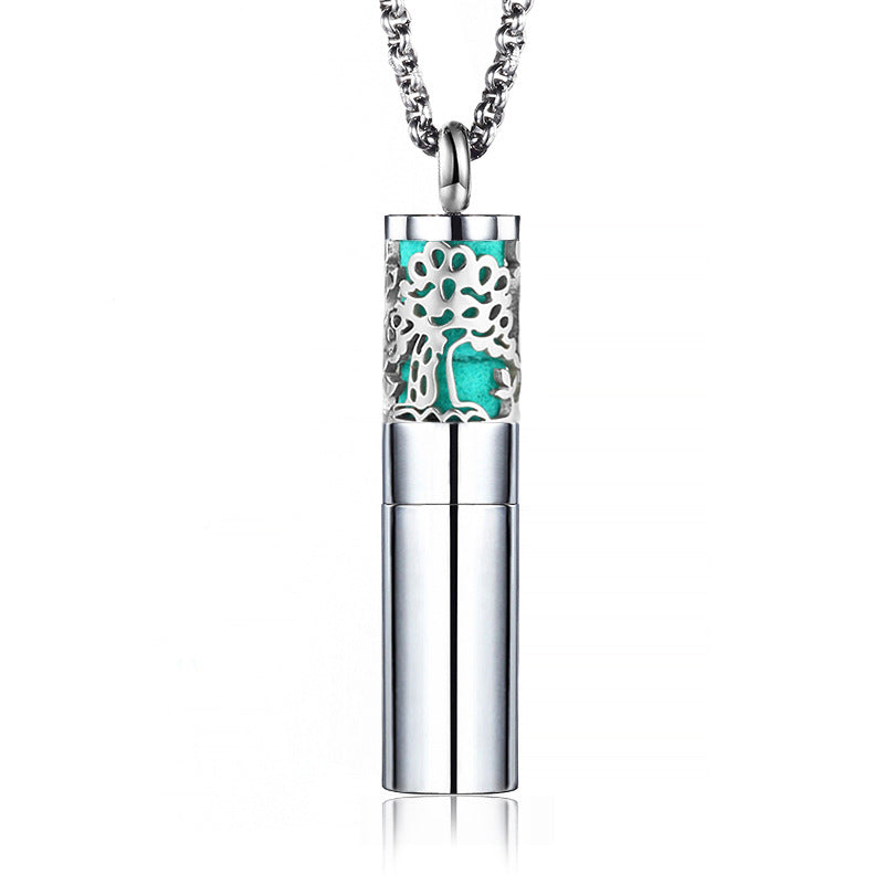Aromatherapy Essential Oil Necklace with Pendant