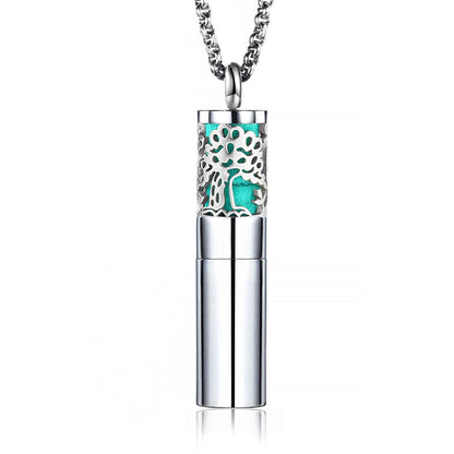 Aromatherapy Essential Oil Necklace with Pendant