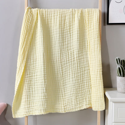6-Layer Muslin Baby Blanket and Soft Bath Towel 105x105