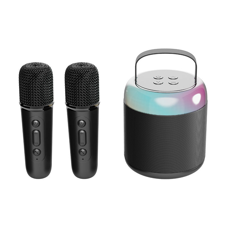 Portable Wireless Bluetooth Karaoke Microphone Speaker Set