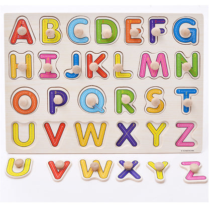 Wooden Educational Puzzle - Fun Color & Number Board