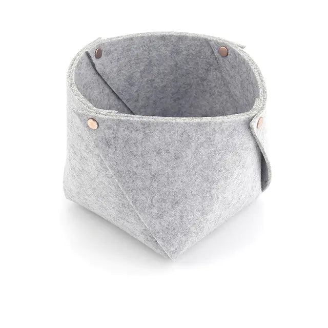 Felt Storage Basket for Desk and Nightstand