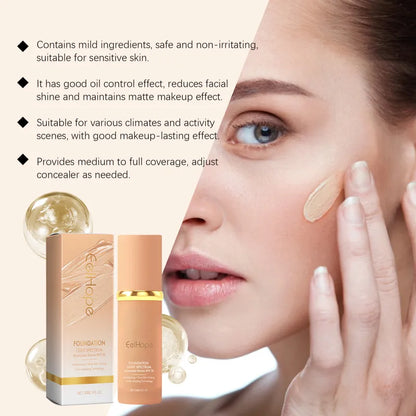 Temperature Change Liquid Foundation Natural Light And Thin Concealer And Moisturizer