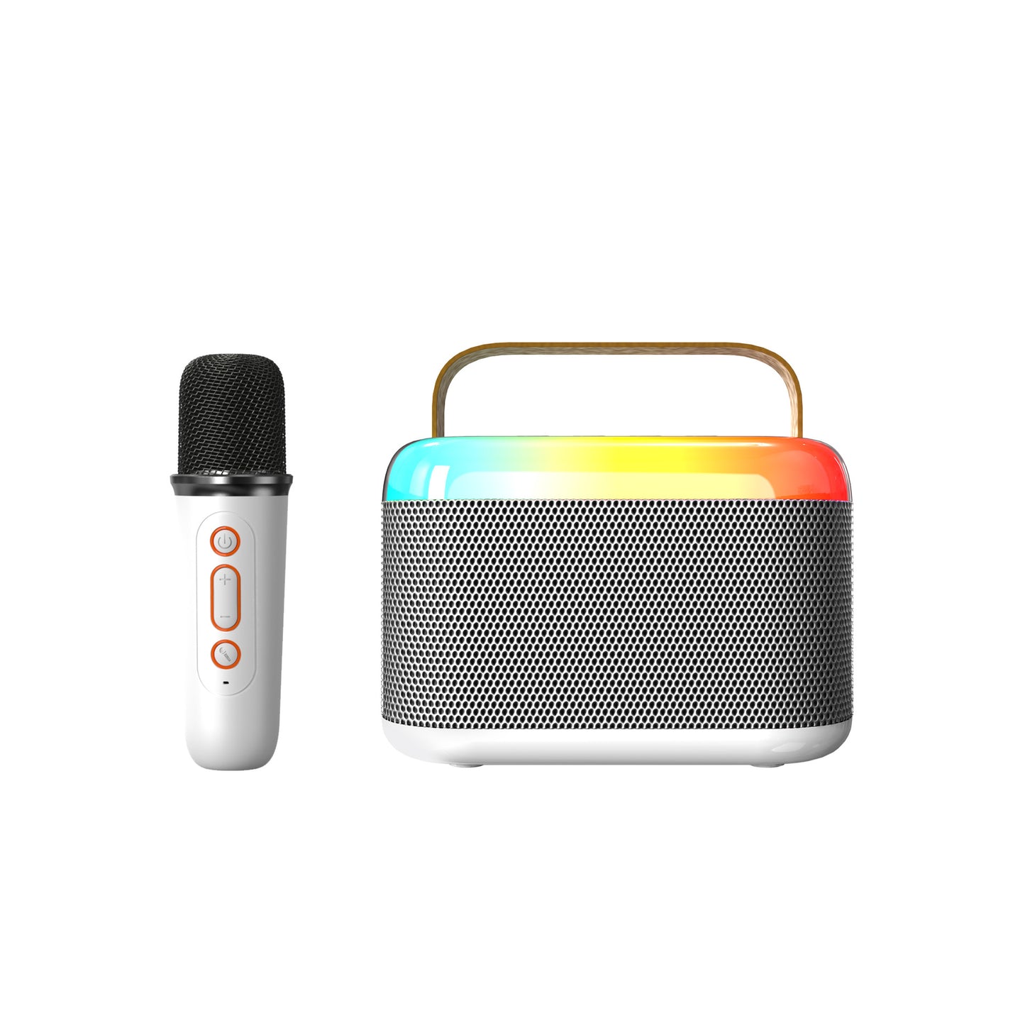 Portable Wireless Bluetooth Karaoke Microphone Speaker Set