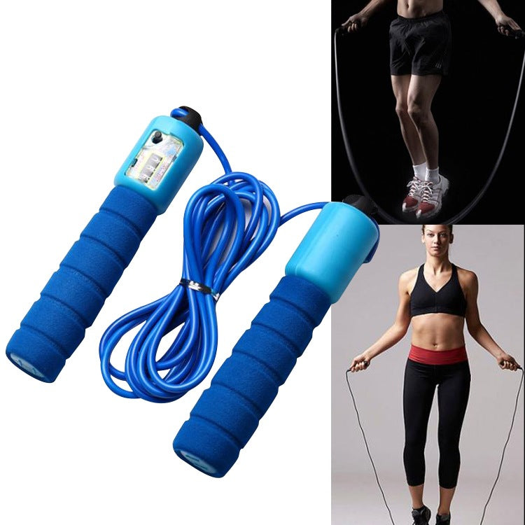Sponge Handle Jump Rope with Calorie Counter for All