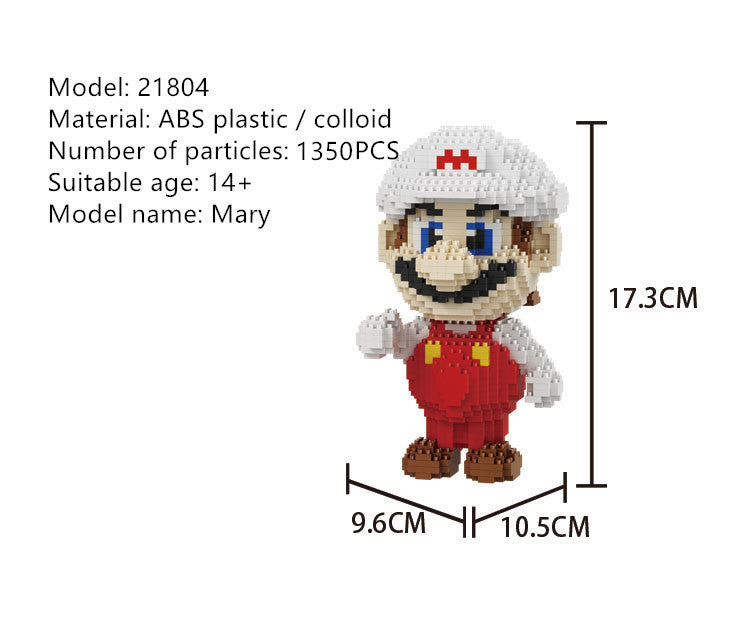 DIY Cartoon Building Blocks - Educational Toy Set
