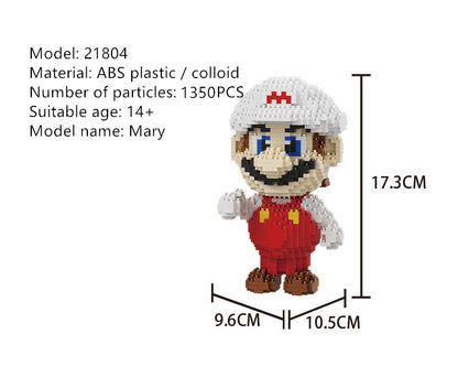 DIY Cartoon Building Blocks - Educational Toy Set