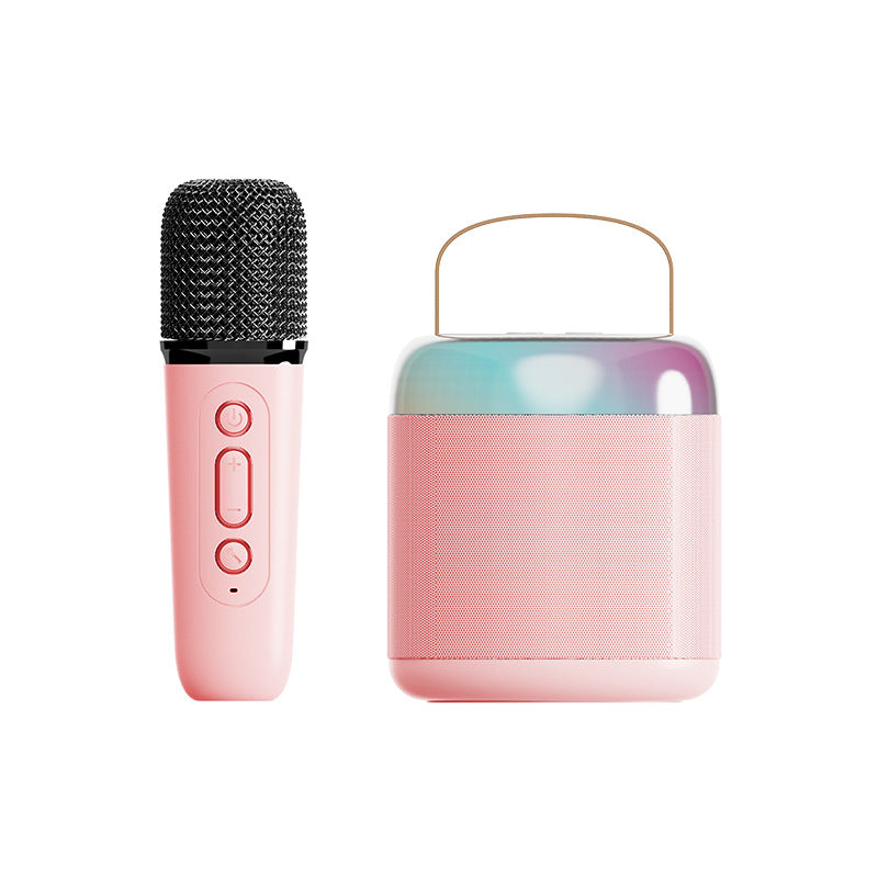 Portable Wireless Bluetooth Karaoke Microphone Speaker Set