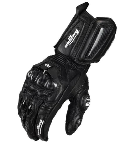 Motorcycle Racing Gloves - Breathable Leather & Carbon Fiber