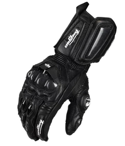 Motorcycle Racing Gloves - Breathable Leather & Carbon Fiber