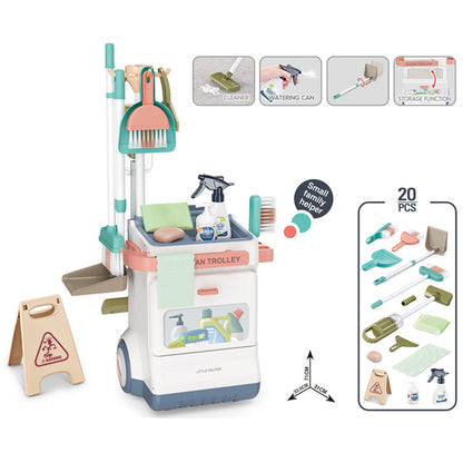 Kids' Pretend Play Electric Doctor Cleaning Tools Set