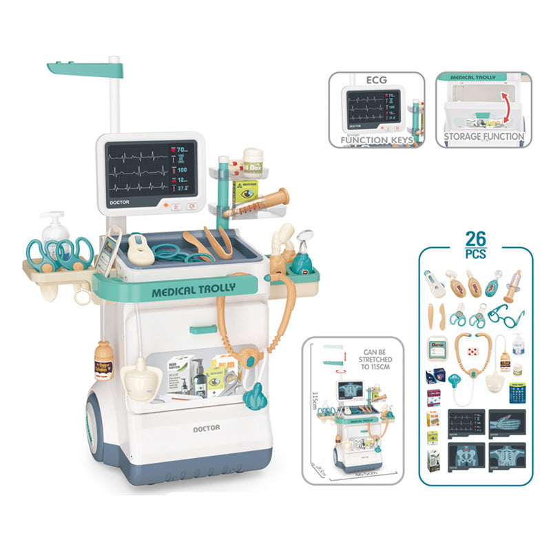 Kids' Pretend Play Electric Doctor Cleaning Tools Set