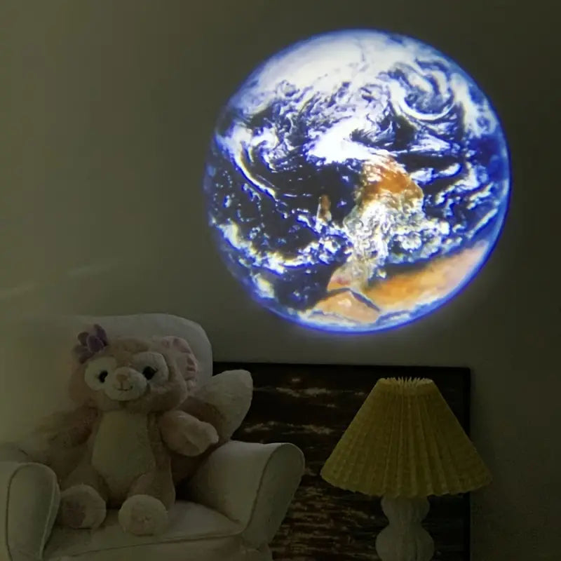 Moon Lamp Projector USB Powered Night Light for Kids